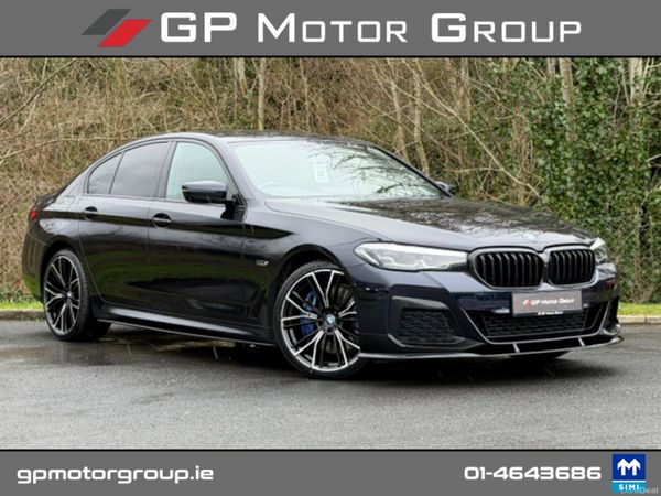 BMW 5-Series Saloon, Petrol Plug-in Hybrid, 2022, Black