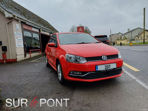 Volkswagen Polo Hatchback, Petrol, 2017, Red
