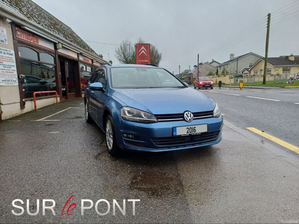 Volkswagen Golf Estate, Petrol, 2016, Blue