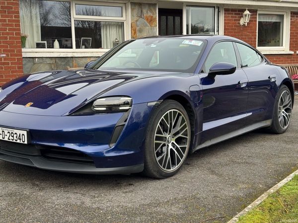 Porsche Taycan Saloon, Electric, 2021, Blue