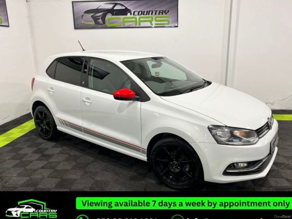 Volkswagen Polo Hatchback, Petrol, 2017, Red