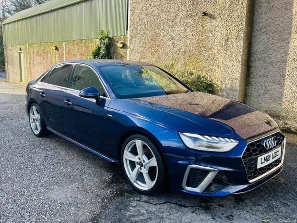 Audi A4 Saloon, Diesel Hybrid, 2021, Blue