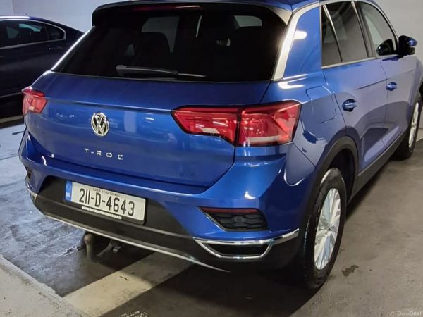 Volkswagen T-Roc SUV, Petrol, 2021, Blue