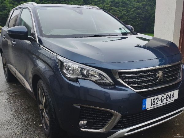 Peugeot 5008 MPV, Diesel, 2018, Blue