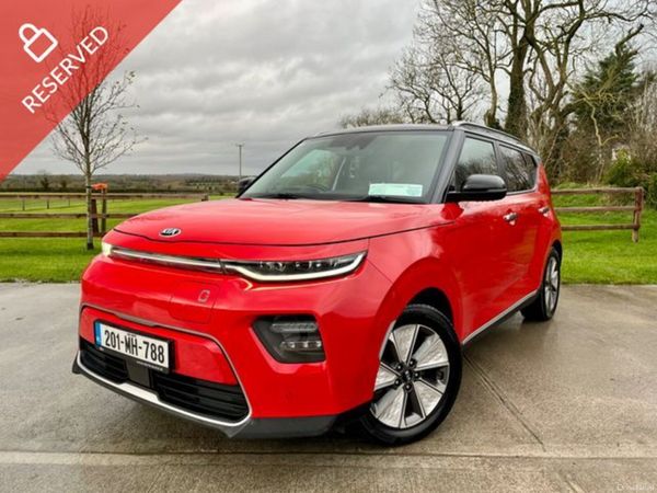 Kia Soul Hatchback, Electric, 2020, Red