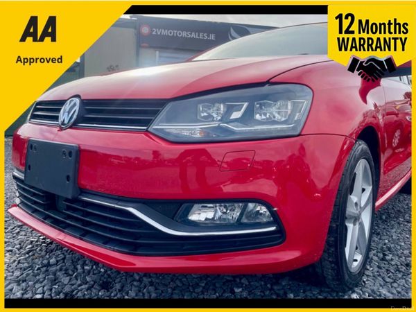 Volkswagen Polo Hatchback, Petrol, 2017, Red