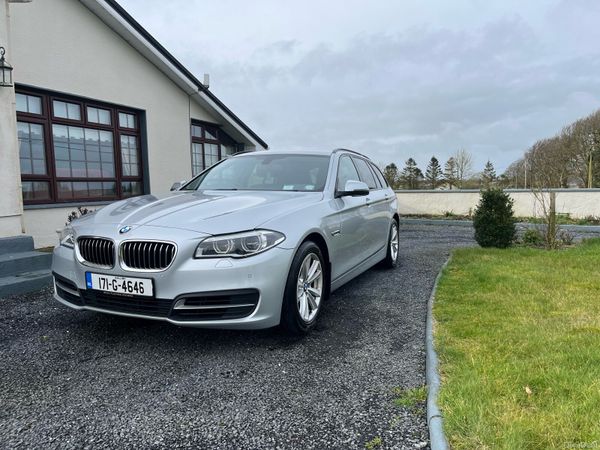 BMW 5-Series Estate, Diesel, 2017, Silver