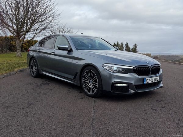 BMW 5-Series Saloon, Diesel, 2018, Blue
