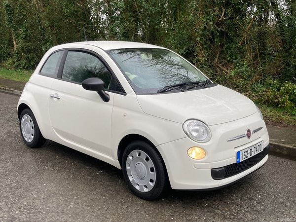 Fiat 500 Hatchback, Petrol, 2015, White