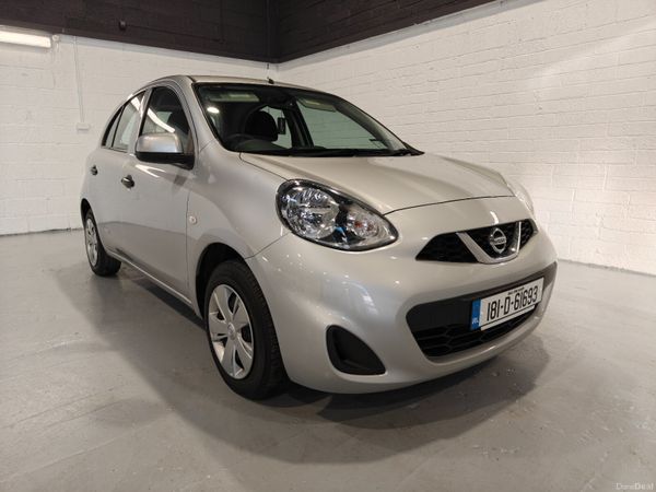 Nissan March Hatchback, Petrol, 2018, Silver