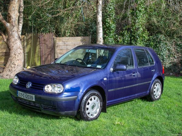 Volkswagen Golf Hatchback, Petrol, 2003, Blue
