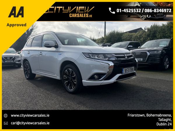 Mitsubishi Outlander Estate, Petrol Hybrid, 2018, White