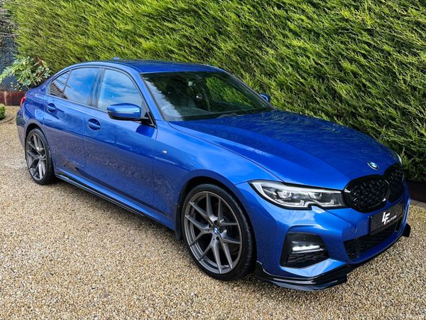 BMW 3-Series Saloon, Petrol Hybrid, 2019, Blue