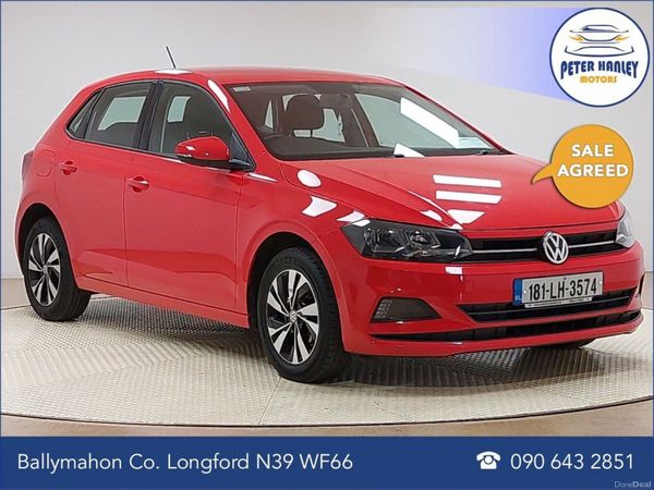 Volkswagen Polo Hatchback, Petrol, 2018, Red