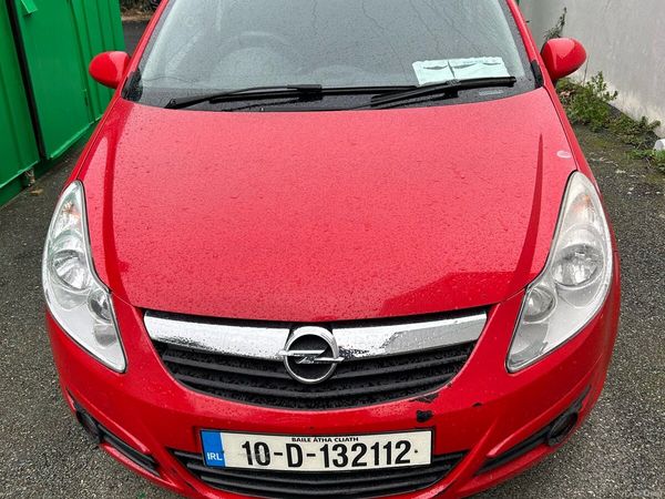 Vauxhall Corsa Hatchback, Petrol, 2010, Red