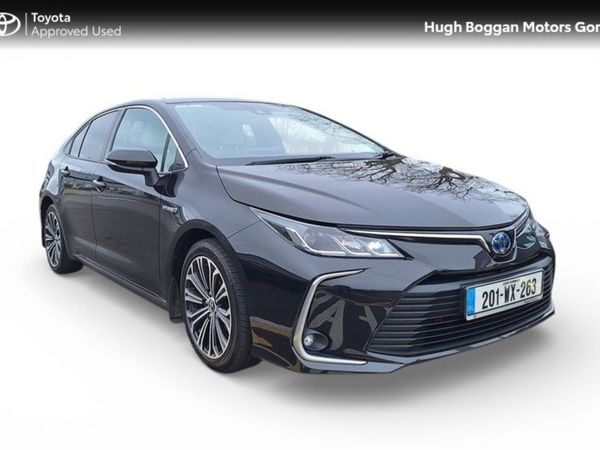 Toyota Corolla Saloon, Petrol Hybrid, 2020, Black