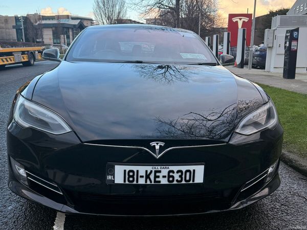 Tesla Model S Hatchback, Electric, 2018, Black