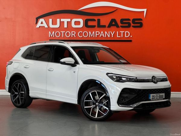 Volkswagen Tiguan Estate, Petrol Plug-in Hybrid, 2025, White