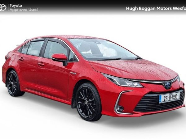 Toyota Corolla Saloon, Petrol Hybrid, 2022, Red