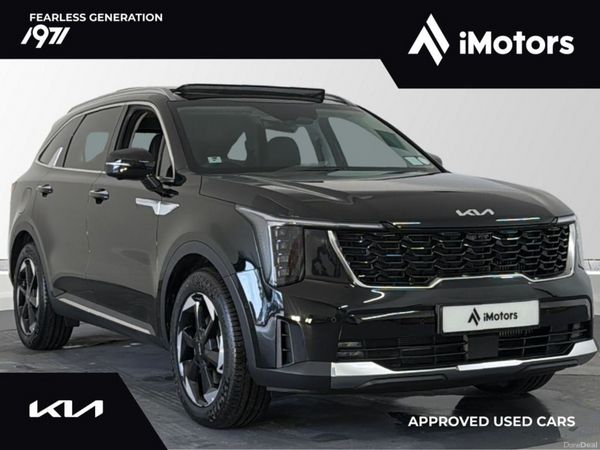 Kia Sorento SUV, Petrol Plug-in Hybrid, 2025, Black