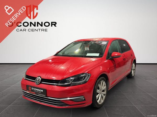 Volkswagen Golf Hatchback, Petrol, 2018, Red