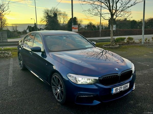 BMW 5-Series Saloon, Diesel, 2018, Blue