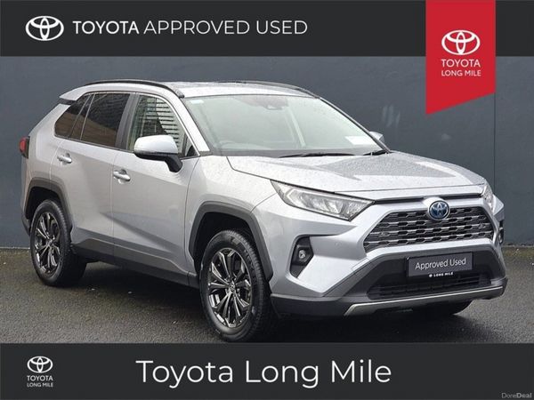 Toyota RAV4 SUV, Petrol Hybrid, 2022, Silver