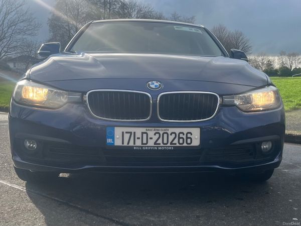 BMW 3-Series Saloon, Diesel, 2017, Blue