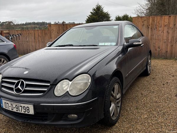 Mercedes-Benz CLK Coupe, Petrol, 2007, Black