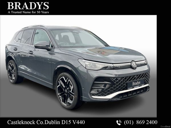 Volkswagen Tiguan SUV, Petrol Hybrid, 2025, Grey