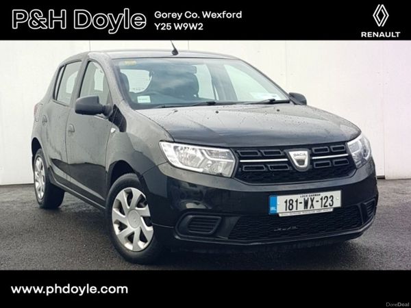 Dacia Sandero Hatchback, Petrol, 2018, Black
