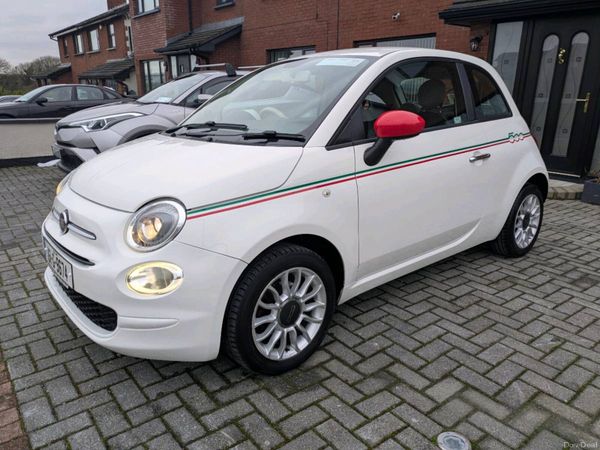 Fiat 500 Hatchback, Petrol, 2016, White