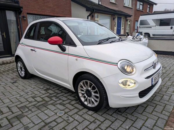 Fiat 500 Hatchback, Petrol, 2016, White