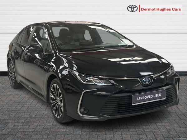 Toyota Corolla Saloon, Petrol Hybrid, 2021, Black