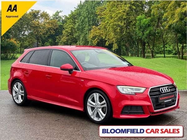 Audi A3 Hatchback, Petrol, 2017, Red