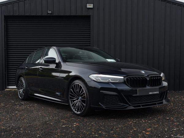 BMW 5-Series Saloon, Petrol Plug-in Hybrid, 2021, Black