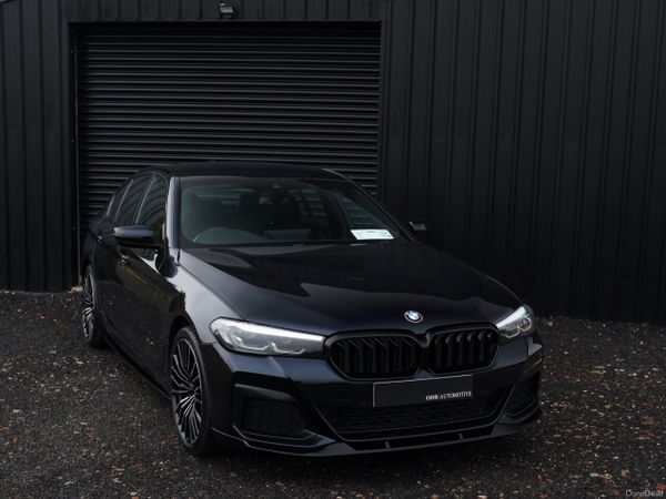 BMW 5-Series Saloon, Petrol Plug-in Hybrid, 2021, Black