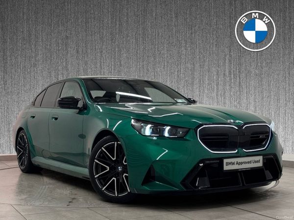 BMW M5 Saloon, Petrol Plug-in Hybrid, 2025, Green