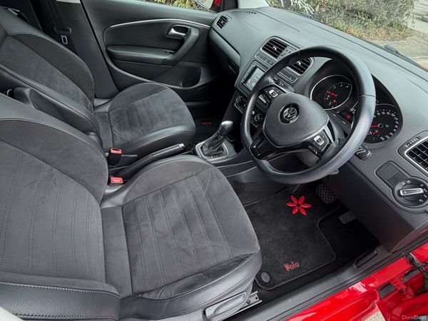 Volkswagen Polo Hatchback, Petrol, 2017, Red