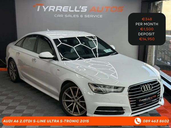 Audi A6 Saloon, Diesel, 2015, White