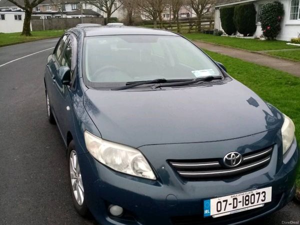Toyota Corolla Saloon, Petrol, 2007, Blue