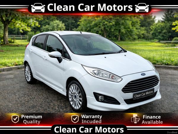Ford Fiesta Hatchback, Petrol, 2014, White