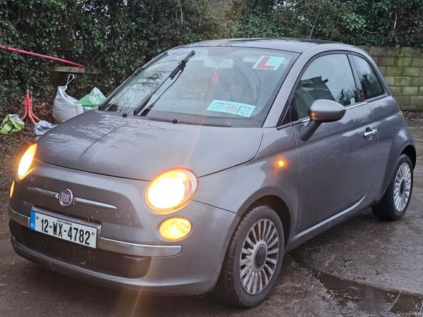 Fiat 500 Hatchback, Petrol, 2012, Grey