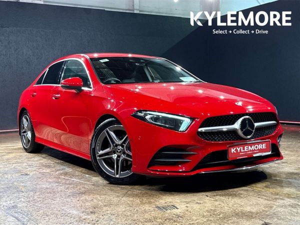 Mercedes-Benz A-Class Saloon, Petrol, 2020, Red