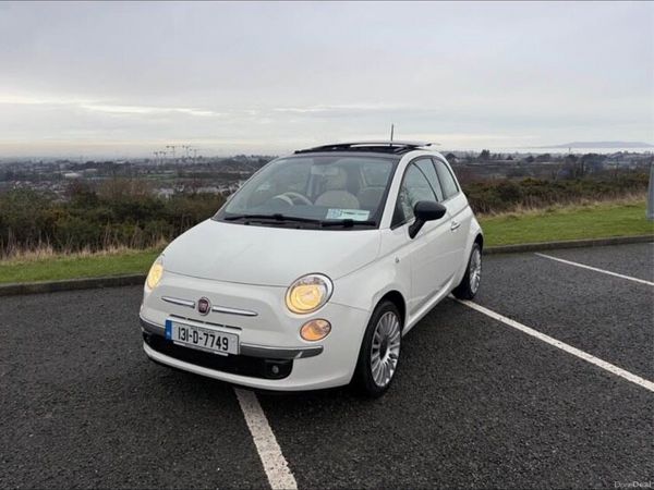 Fiat 500 Hatchback, Petrol, 2013, White