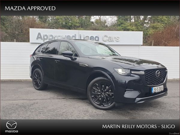 Mazda CX-60 SUV, Petrol Plug-in Hybrid, 2025, Black