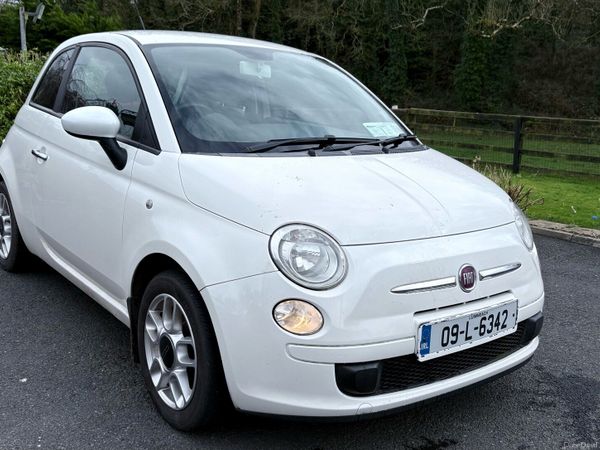 Fiat 500 Hatchback, Petrol, 2009, White