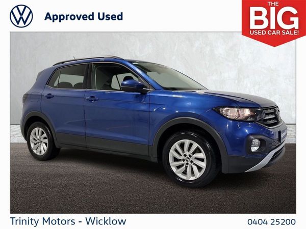 Volkswagen T-Cross Estate, Petrol, 2022, Blue