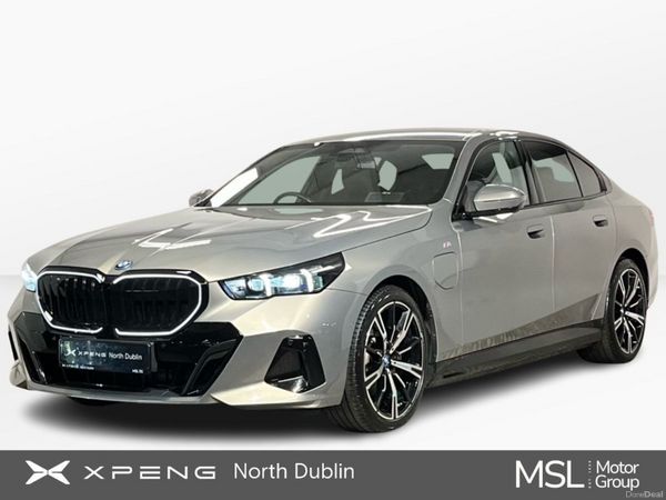 BMW 5-Series Saloon, Petrol Plug-in Hybrid, 2024, Grey
