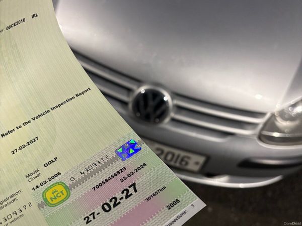 Volkswagen Golf Hatchback, Petrol, 2006, Silver